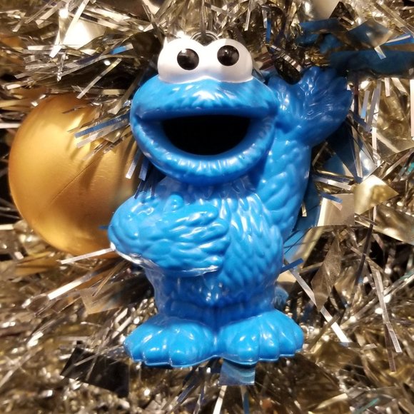 Sesame Street Playskool Custom Christmas Tree Ornament - Cookie Monster - Picture 1 of 2